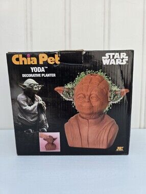 Chia Pet Yoda Star Wars Seed Pack Decorative Pottery Disney New